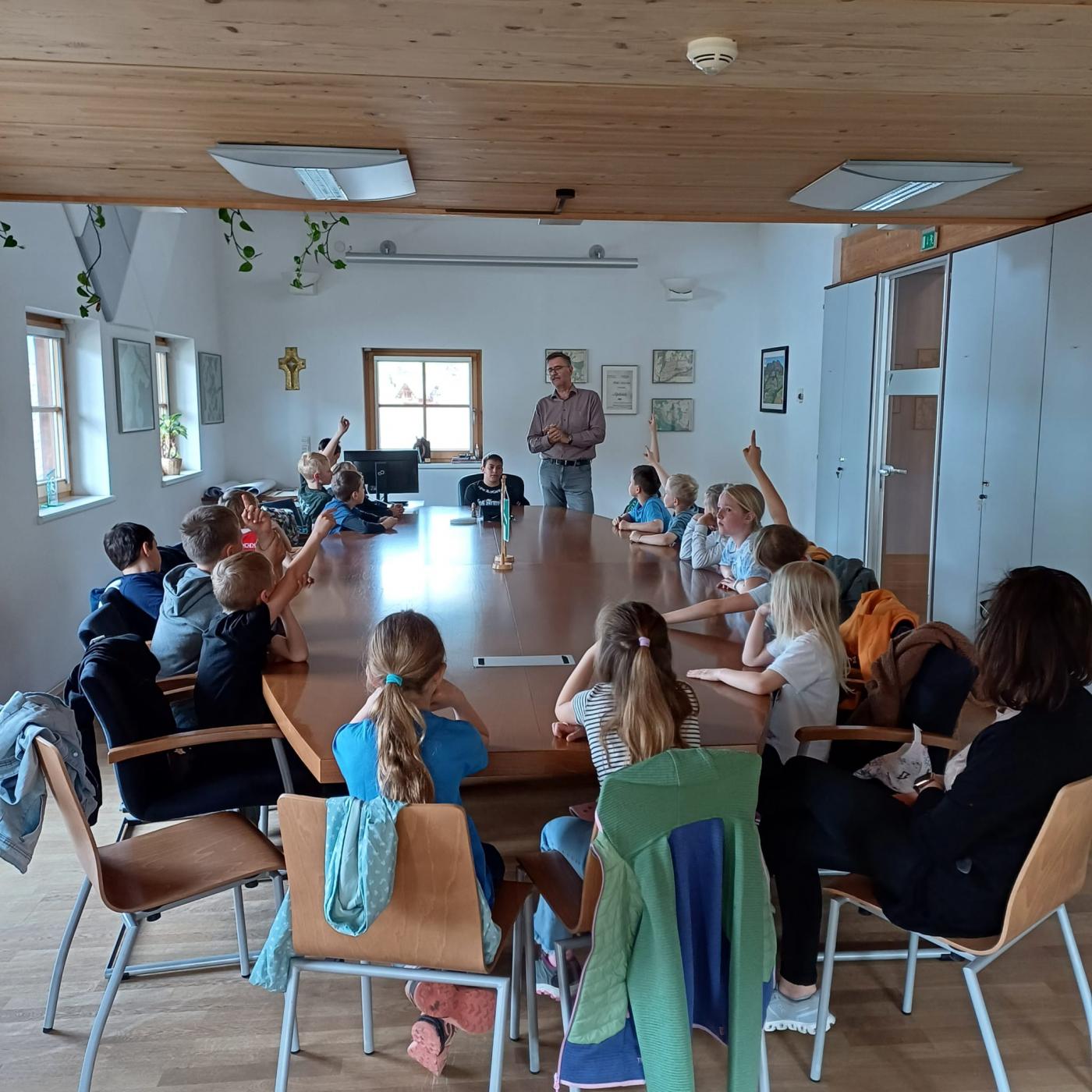 Besuch im Gemeindeamt
