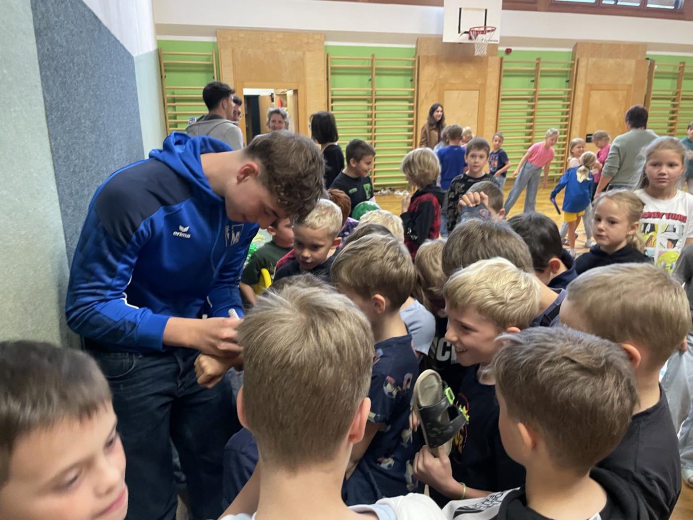 Fußballstars zu Gast