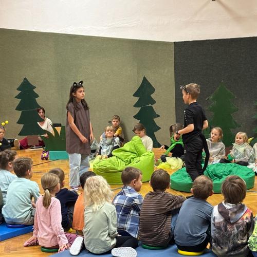 Schauspieler auf der Bühne