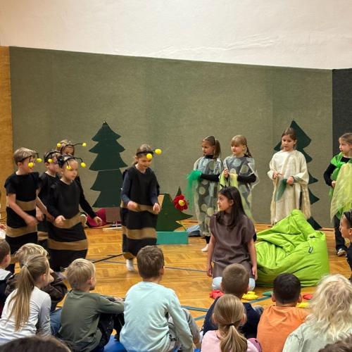 Schauspieler auf der Bühne