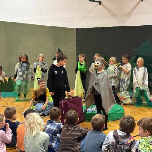 Schauspieler auf der Bühne