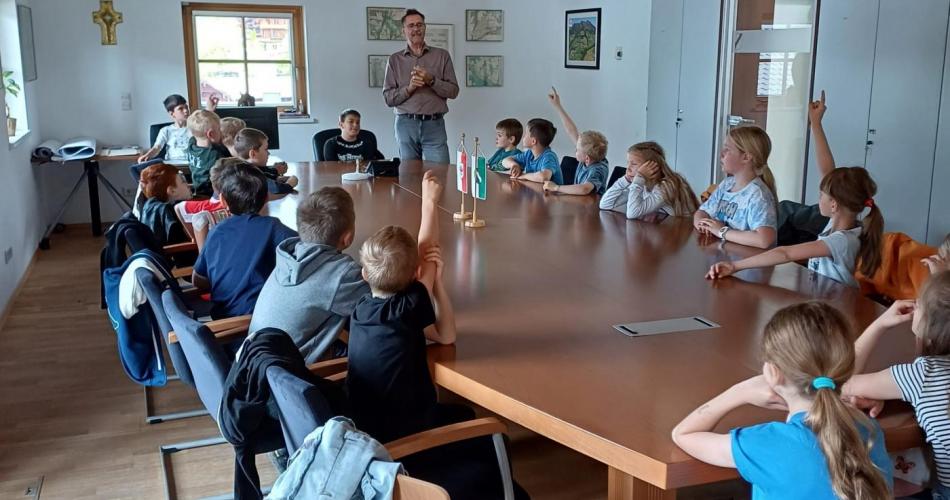 Besuch im Gemeindeamt