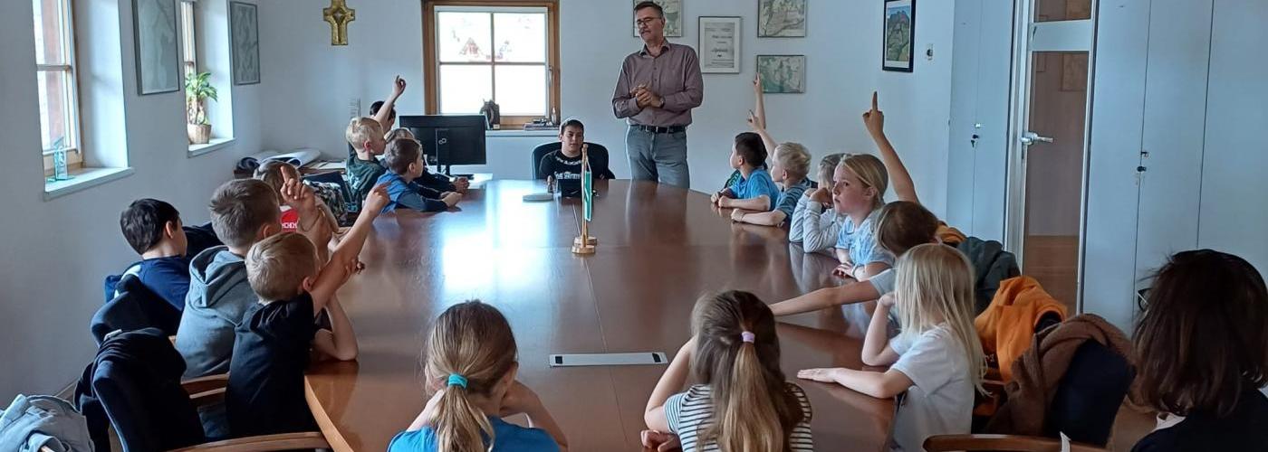 Besuch im Gemeindeamt