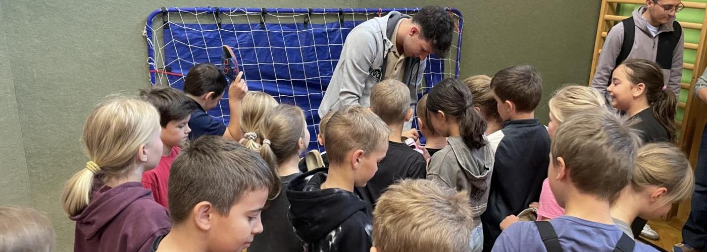 Fußballstars zu Gast