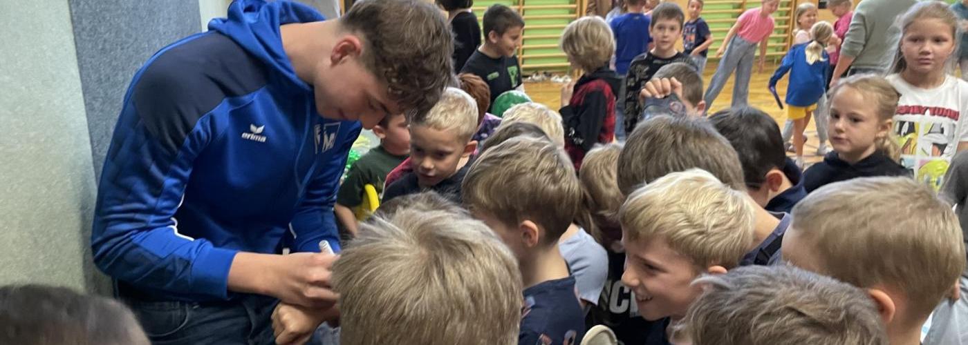 Fußballstars zu Gast